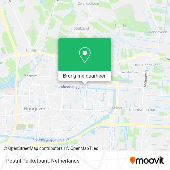 Postnl Pakketpunt kaart