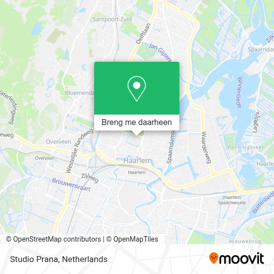 Studio Prana kaart