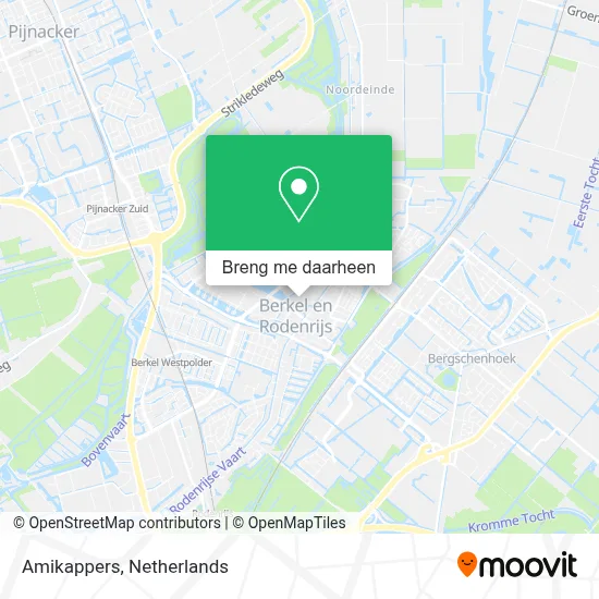 Amikappers kaart