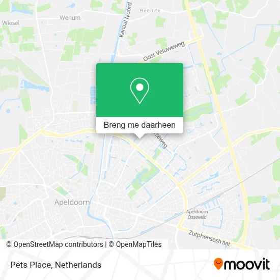 Pets Place kaart