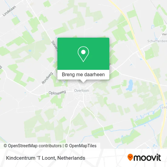 Kindcentrum 'T Loont kaart