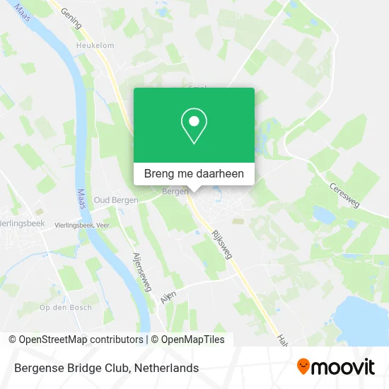 Bergense Bridge Club kaart