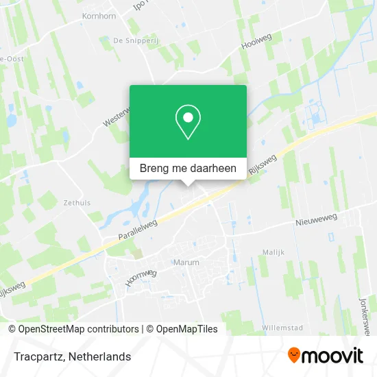 Tracpartz kaart