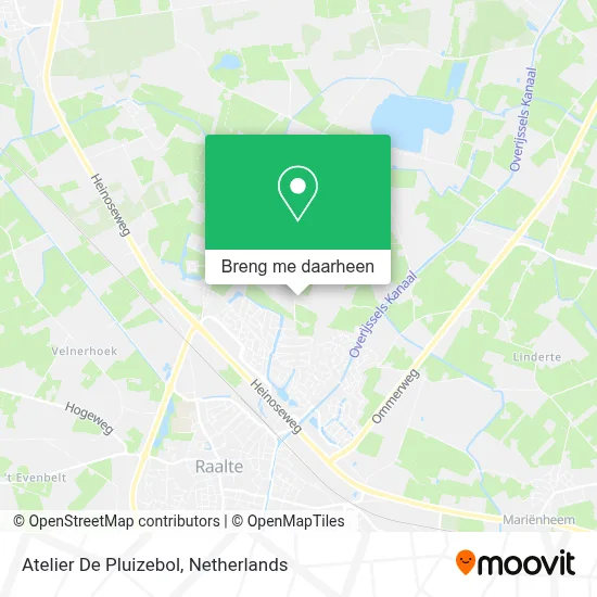 Atelier De Pluizebol kaart
