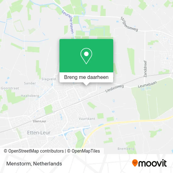 Menstorm kaart