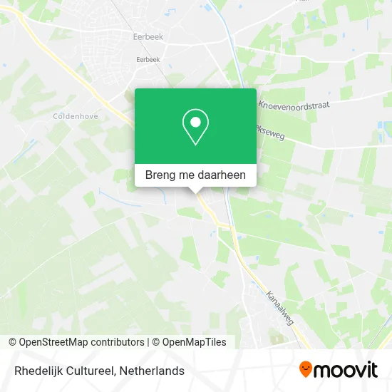 Rhedelijk Cultureel kaart