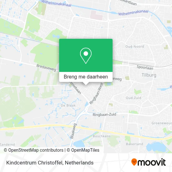 Kindcentrum Christoffel kaart
