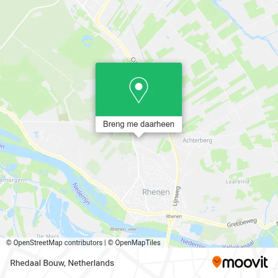 Rhedaal Bouw kaart