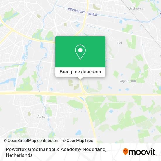 Powertex Groothandel & Academy Nederland kaart