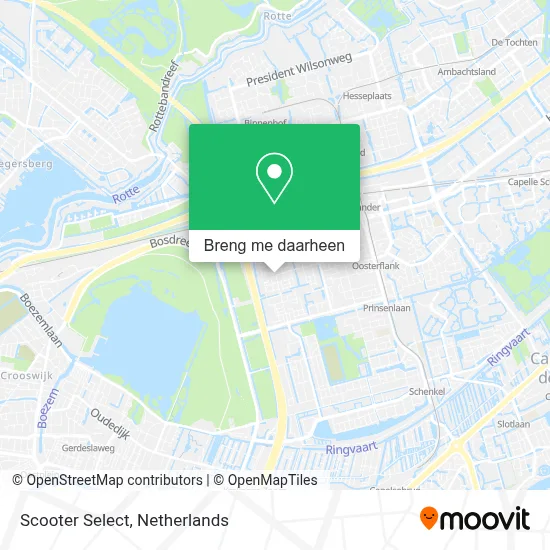Scooter Select kaart