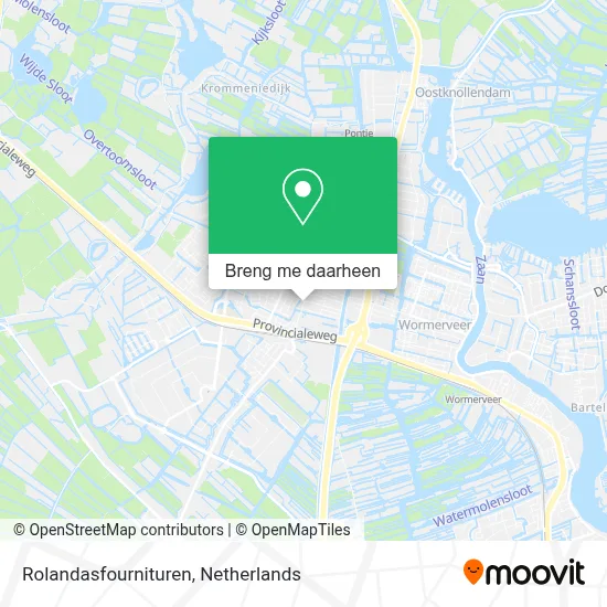 Rolandasfournituren kaart
