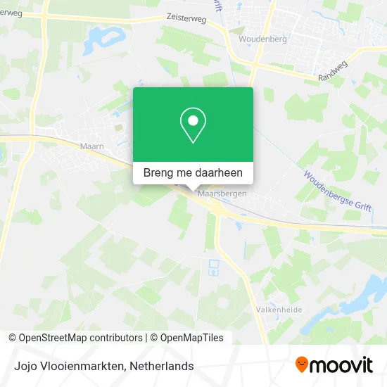 Jojo Vlooienmarkten kaart