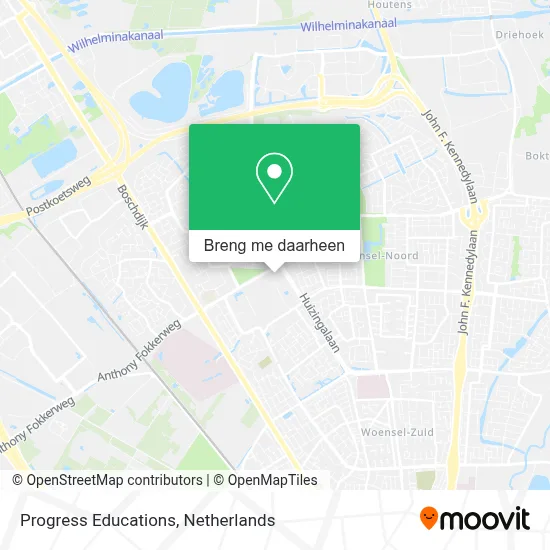 Progress Educations kaart