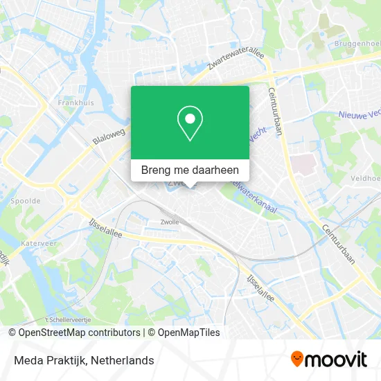 Meda Praktijk kaart