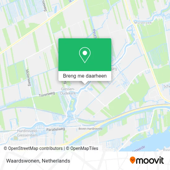 Waardswonen kaart
