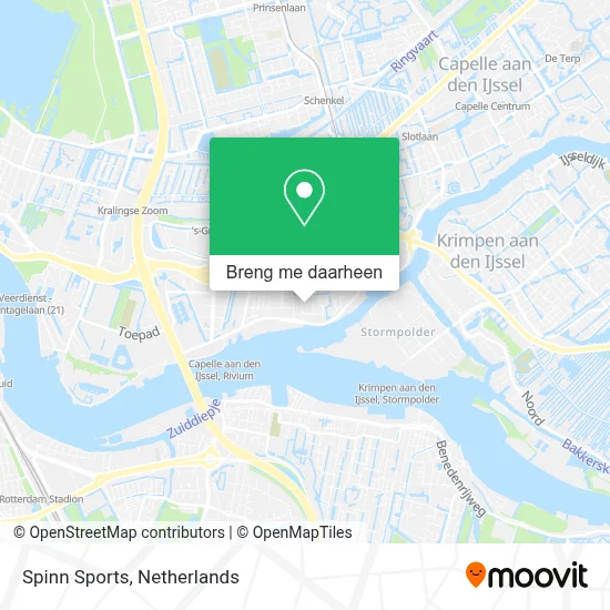 Spinn Sports kaart