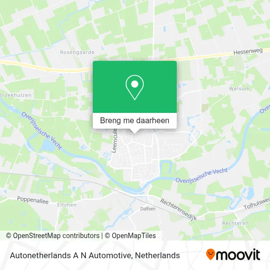 Autonetherlands A N Automotive kaart