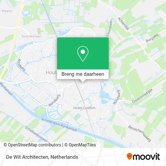 De Wit Architecten kaart