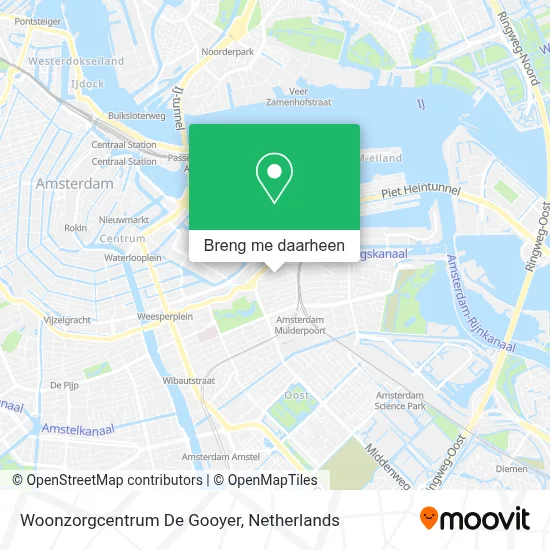 Woonzorgcentrum De Gooyer kaart