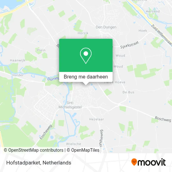Hofstadparket kaart