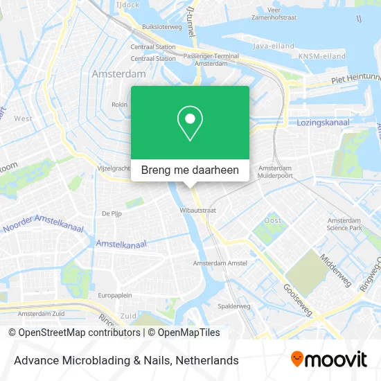 Advance Microblading & Nails kaart