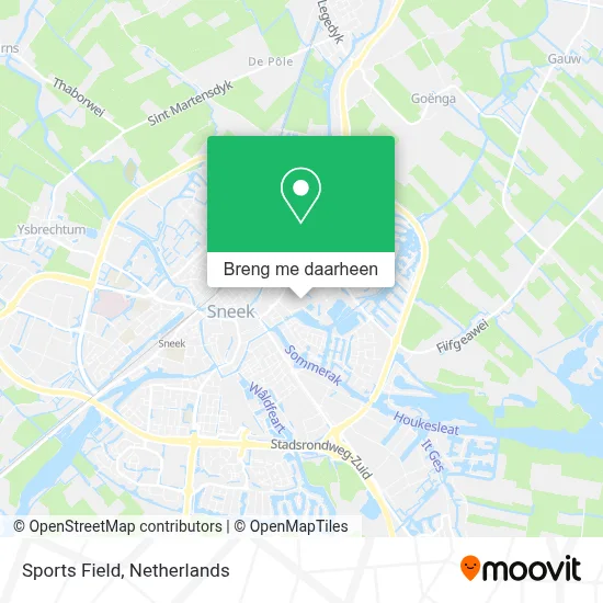 Sports Field kaart