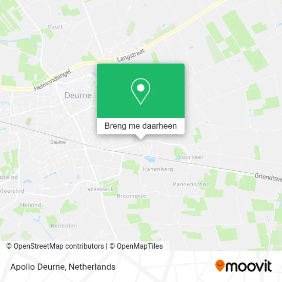 Apollo Deurne kaart