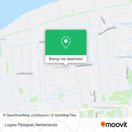 Logies Pipegaal kaart