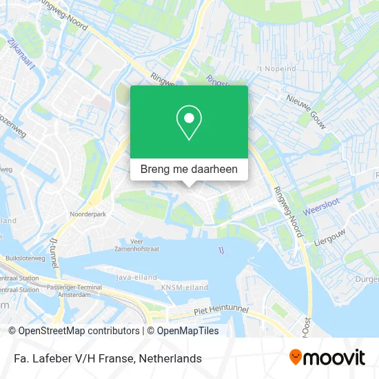 Fa. Lafeber V/H Franse kaart
