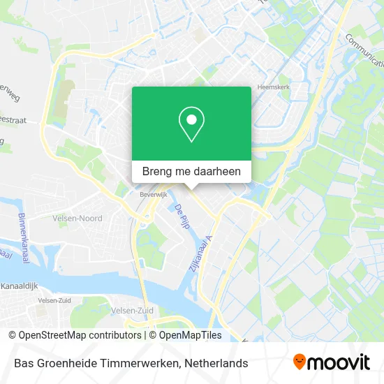 Bas Groenheide Timmerwerken kaart