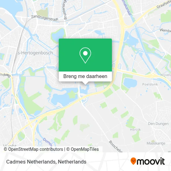 Cadmes Netherlands kaart