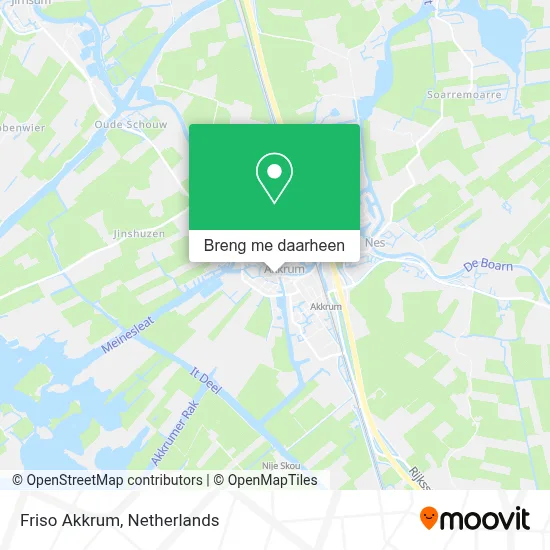 Friso Akkrum kaart