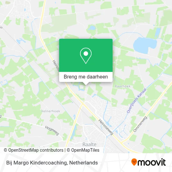 Bij Margo Kindercoaching kaart