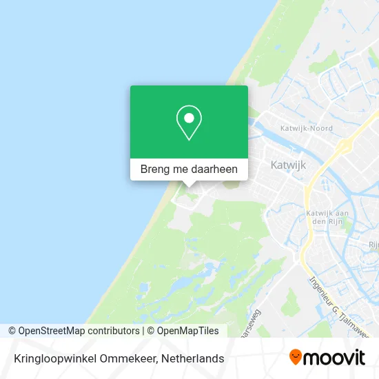 Kringloopwinkel Ommekeer kaart