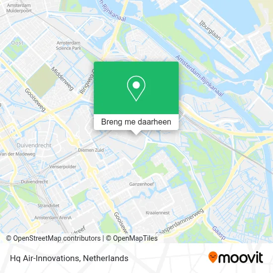 Hq Air-Innovations kaart