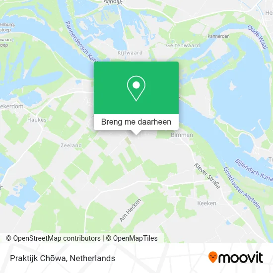 Praktijk Chōwa kaart