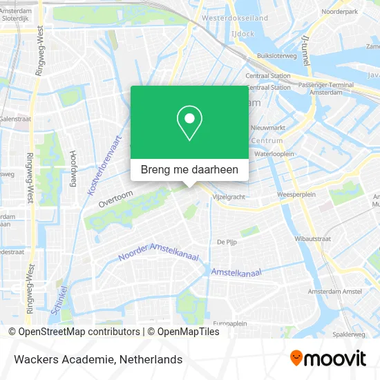Wackers Academie kaart