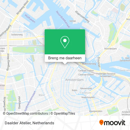 Daalder Atelier kaart