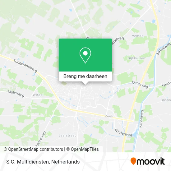 S.C. Multidiensten kaart