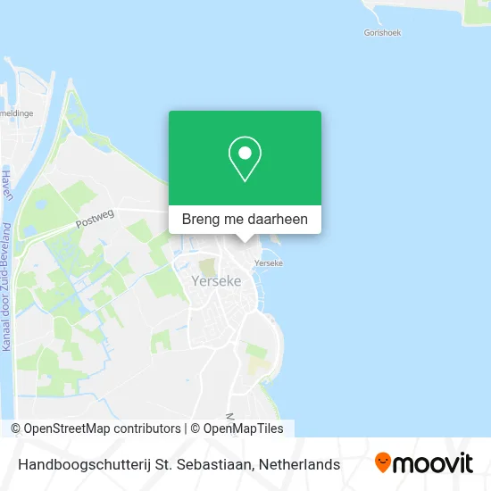Handboogschutterij St. Sebastiaan kaart