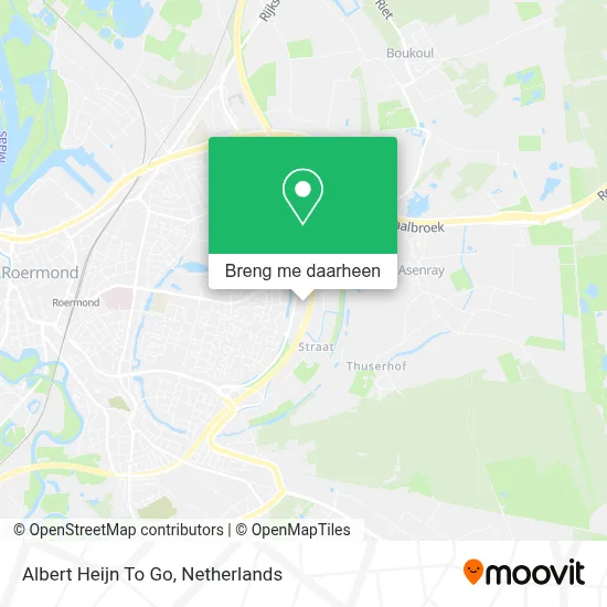 Albert Heijn To Go kaart