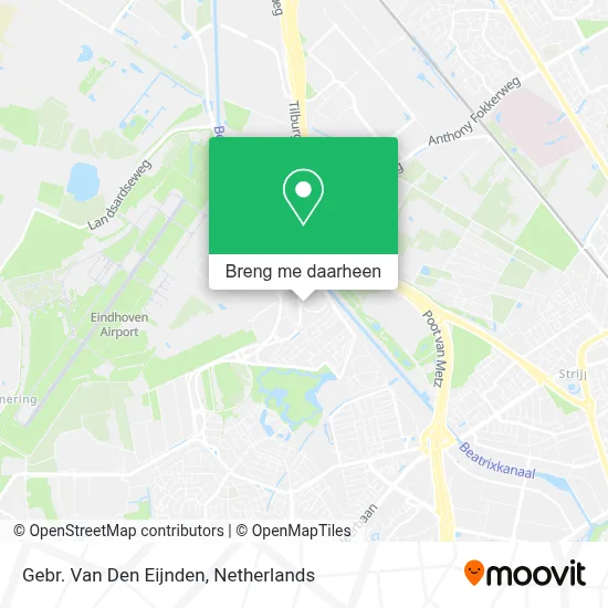Gebr. Van Den Eijnden kaart