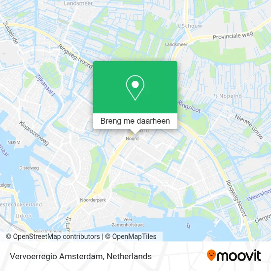 Vervoerregio Amsterdam kaart