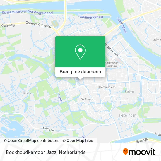 Boekhoudkantoor Jazz kaart