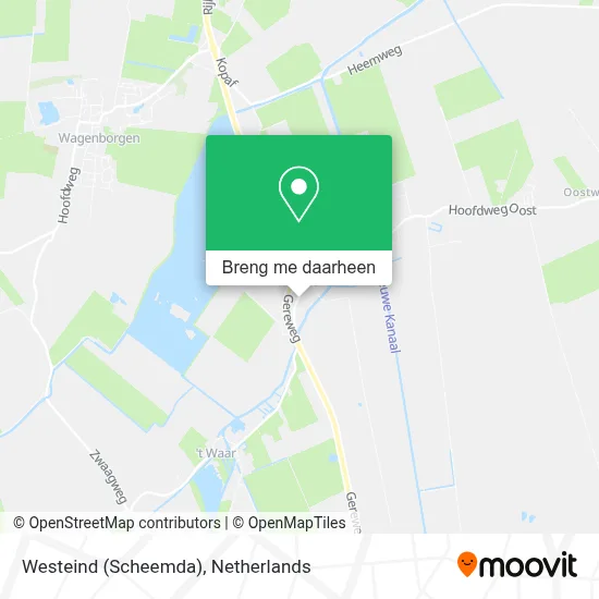 Westeind (Scheemda) kaart
