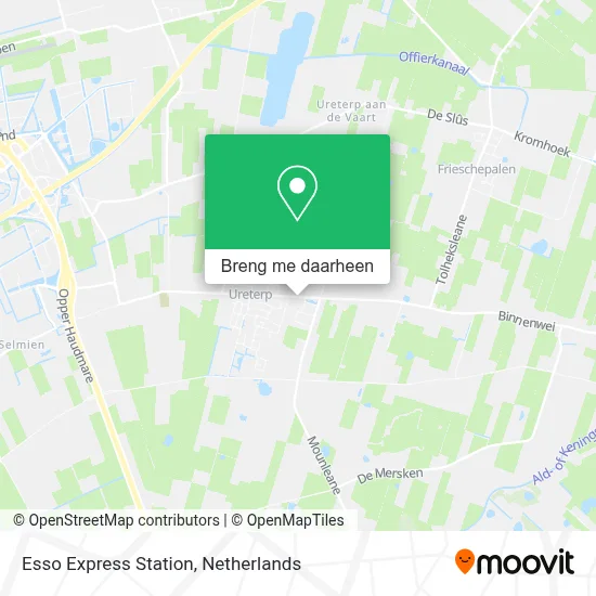Esso Express Station kaart