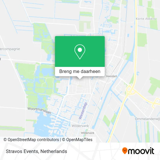 Stravos Events kaart