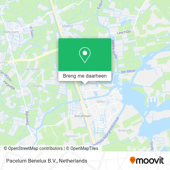 Pacelum Benelux B.V. kaart