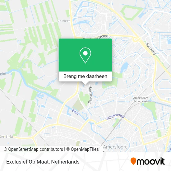 Exclusief Op Maat kaart