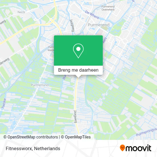 Fitnessworx kaart
